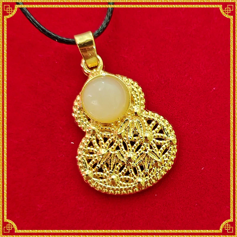 【雷总福利】天然和田玉葫芦吊坠