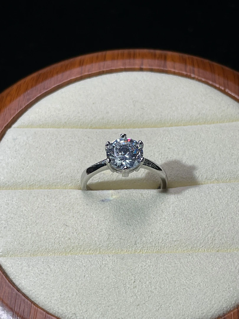 培育蓝宝石爱丽丝-典藏版轻奢高定白色戒指169