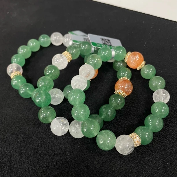 【怀晶堂】原创草莓晶单圈手链 多样性发一件 约10mm 847DTT