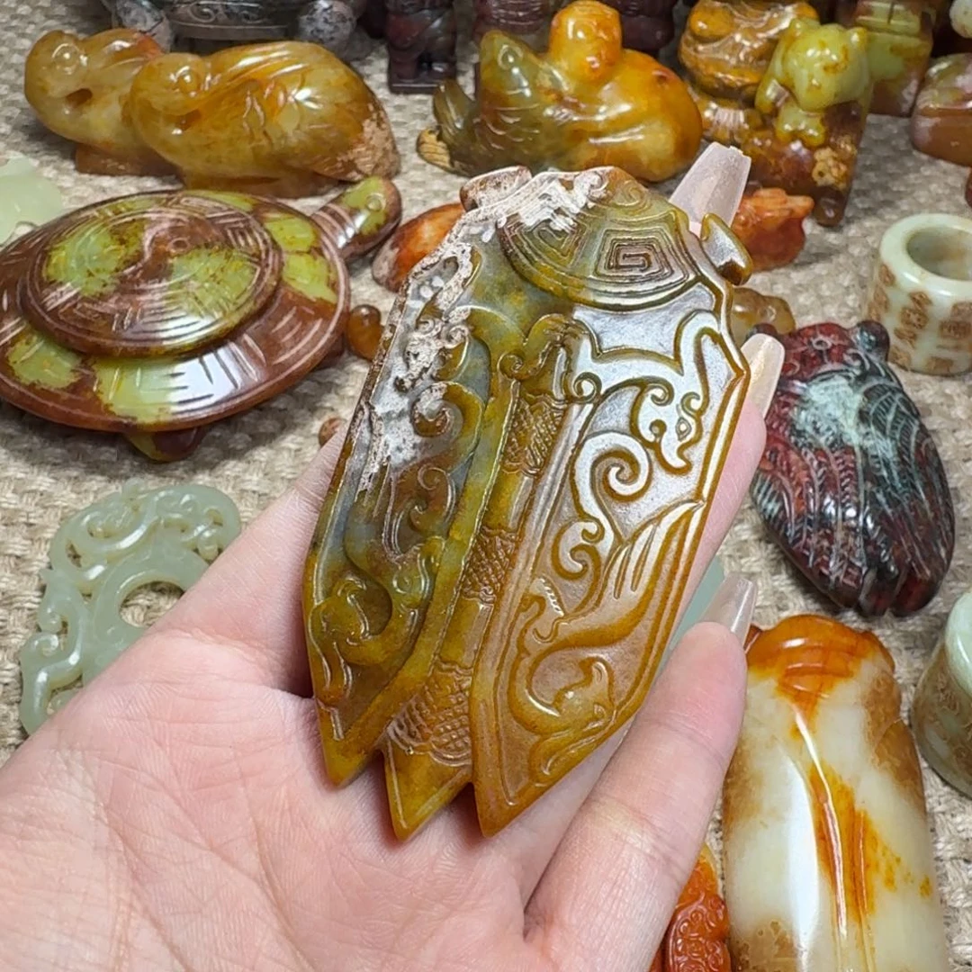 白玉菩提吊坠挂件