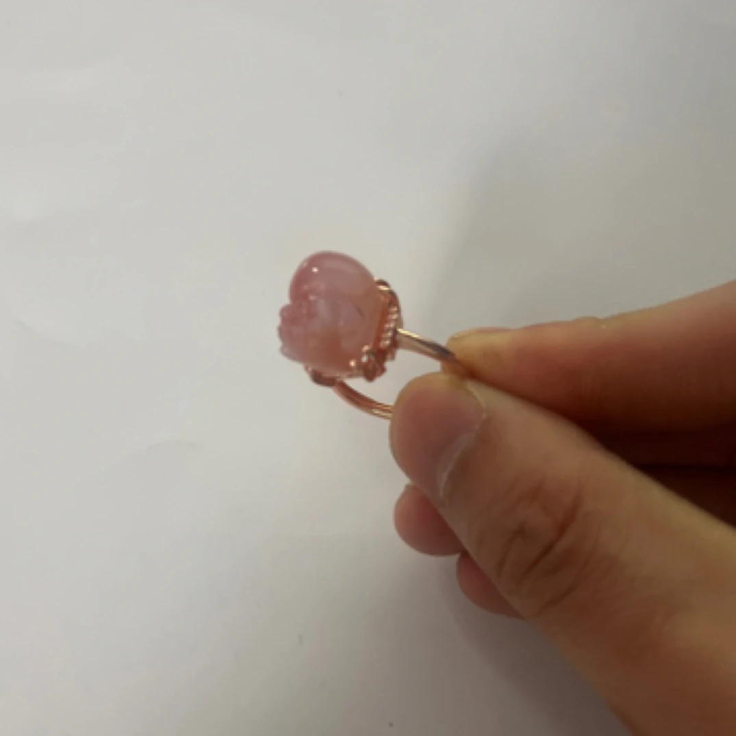 盐源貔貅戒指通孔—多样性发其一