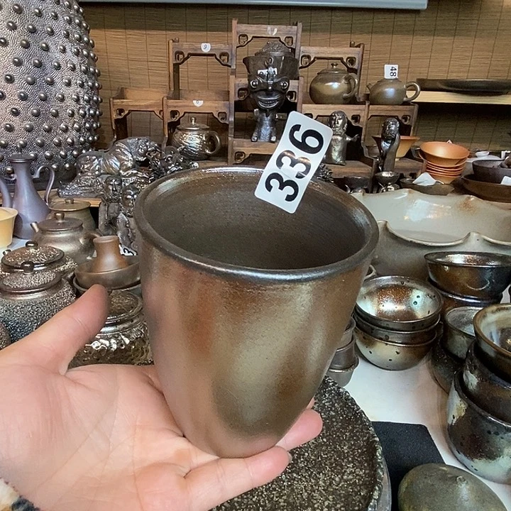 高温柴烧陶泥可乐杯