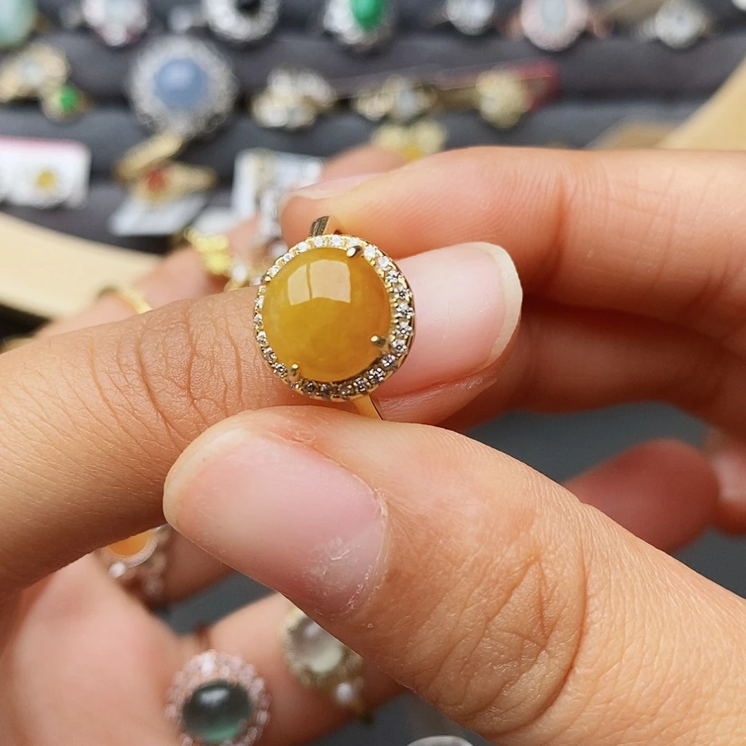 翡翠戒指银S925镶嵌婷1111111