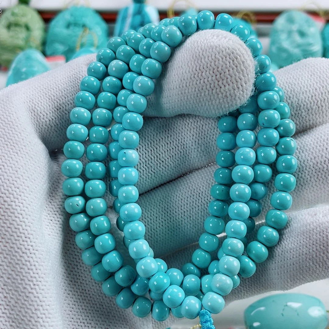 绿松石未镶嵌车挂