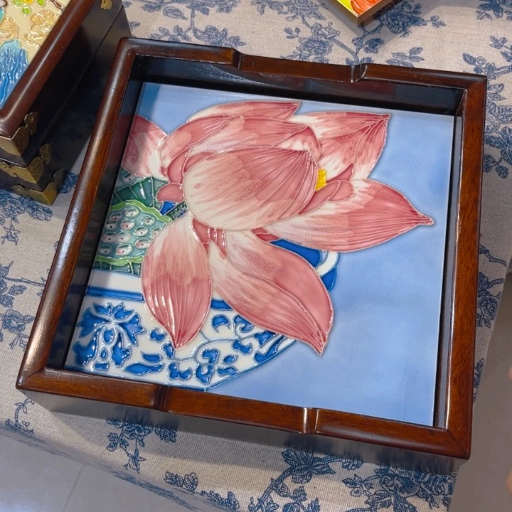 塑料瓷板画艺术作品