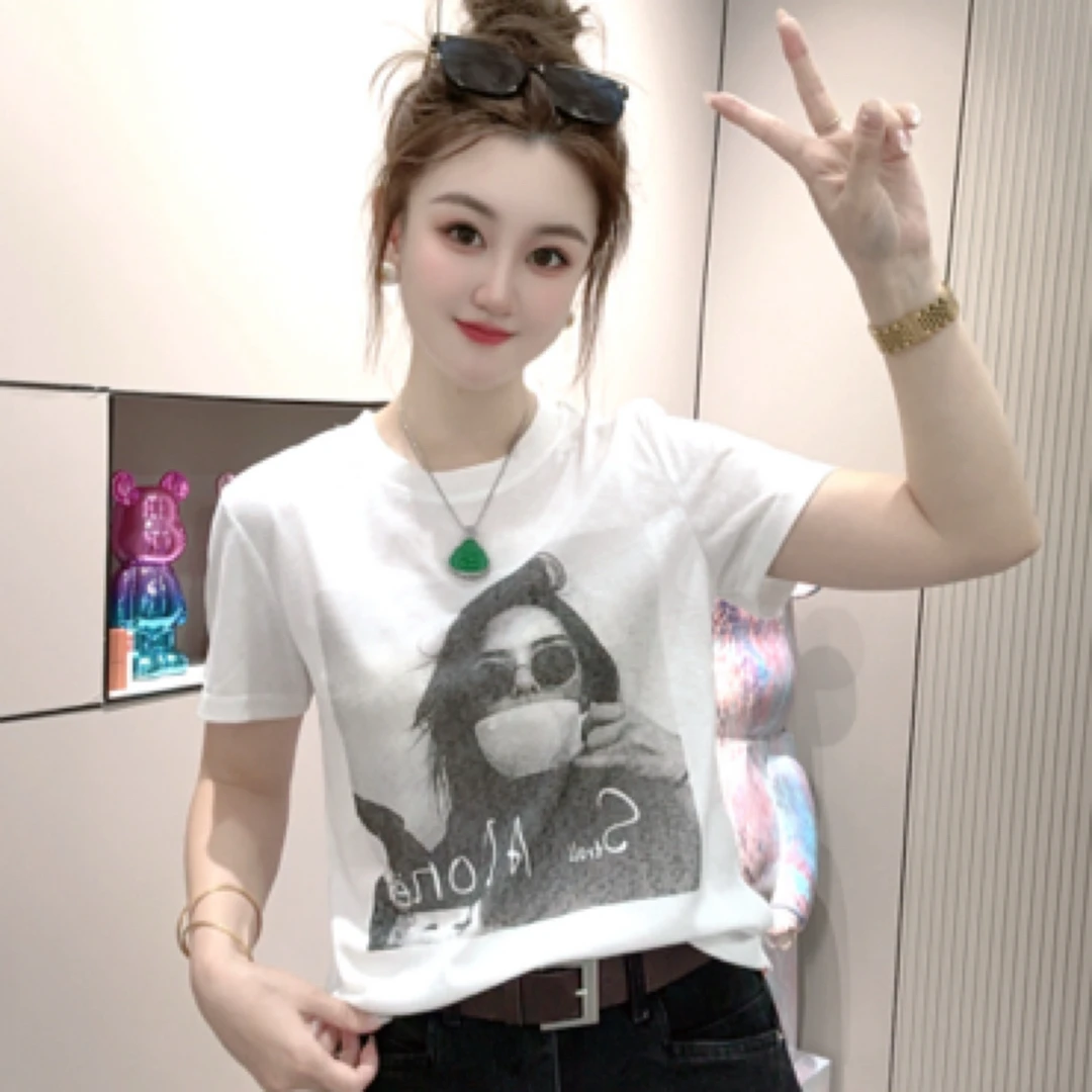 夏季欧货大图无胶印T恤