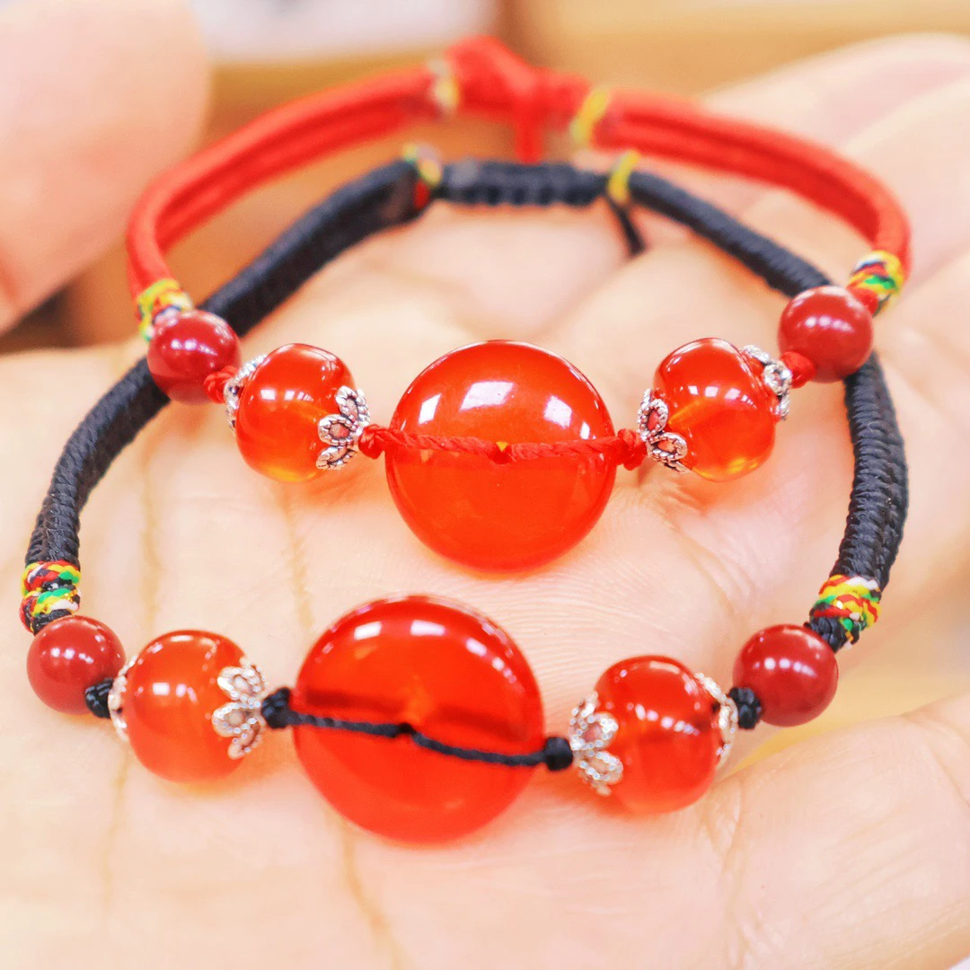 黄海涛青鱼石手工平安扣手链创意饰品成人礼物渔具用品