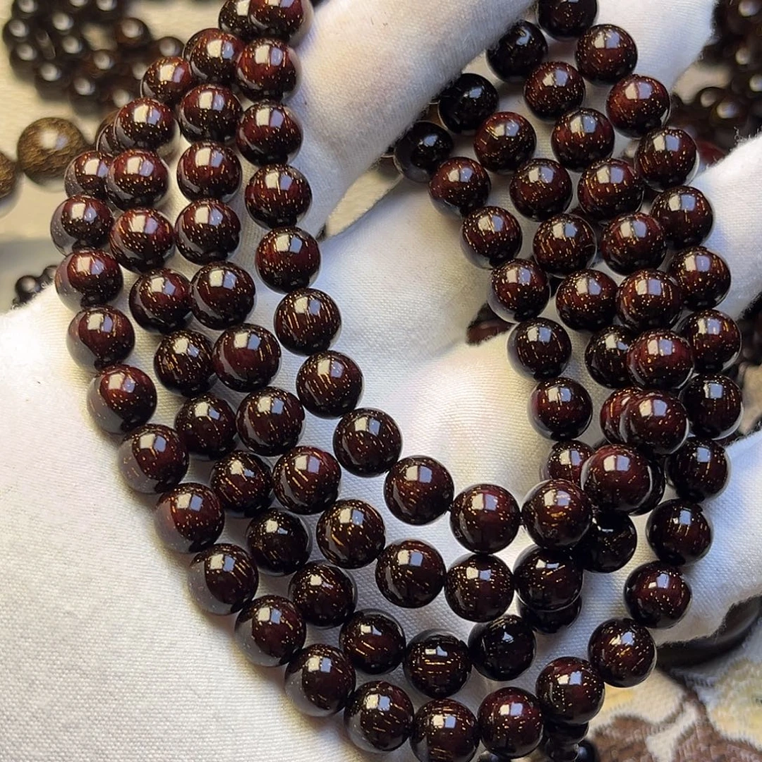 檀香紫檀（小叶紫檀）0.8 108颗满天星