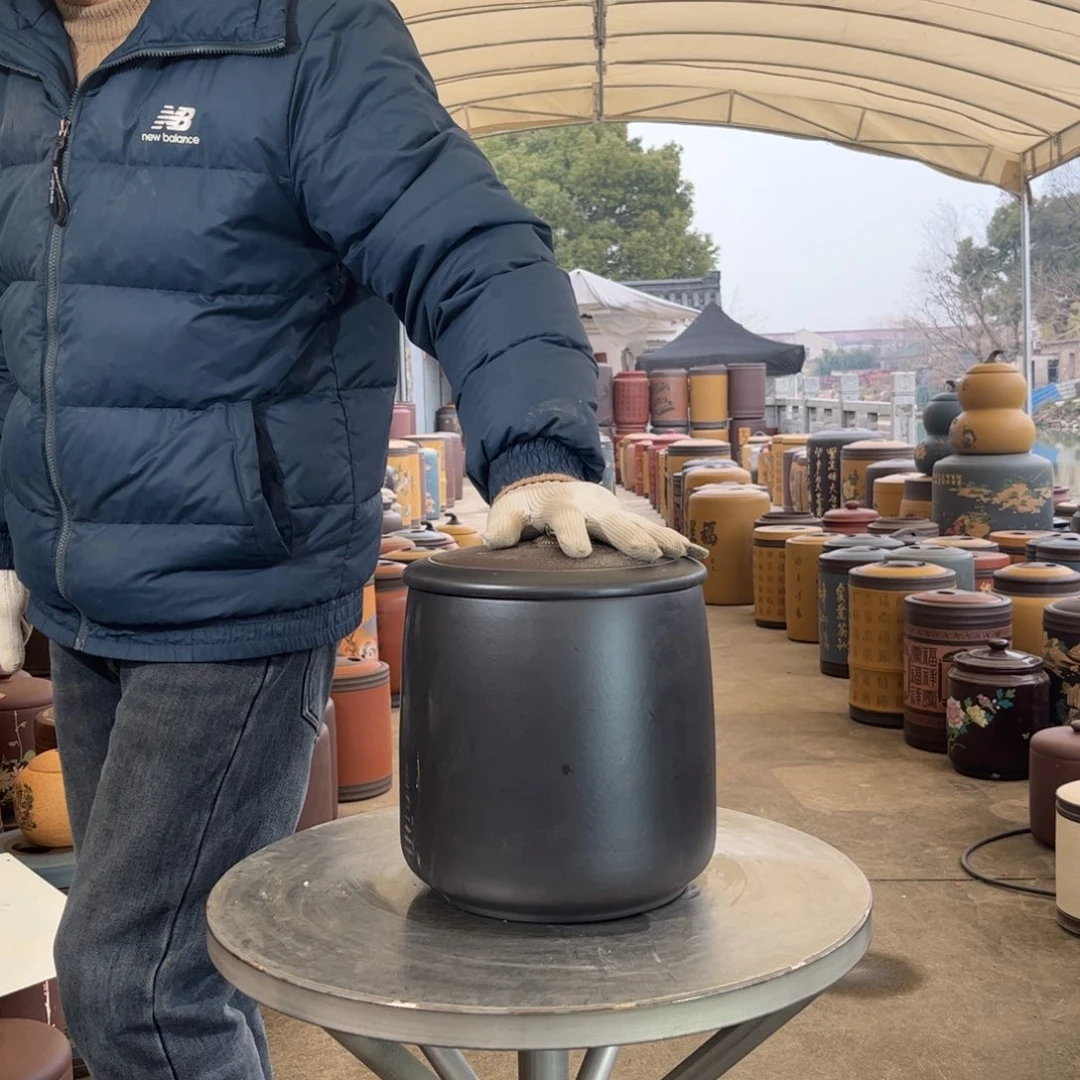 紫砂茶叶罐8 饼茶叶罐