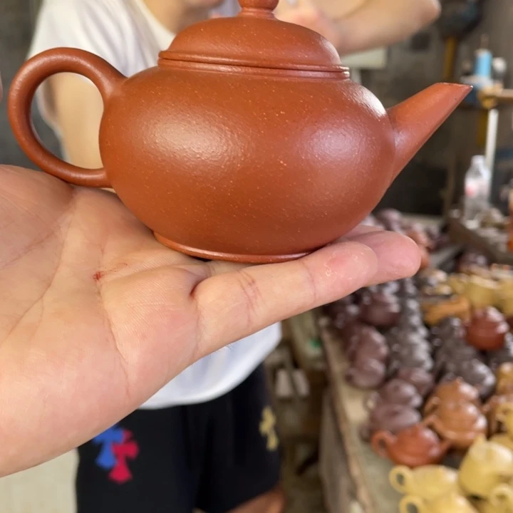 茶壶紫砂XJ。水平。红将坡。 170CC