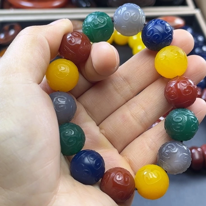 玛瑙/玉髓合金手链