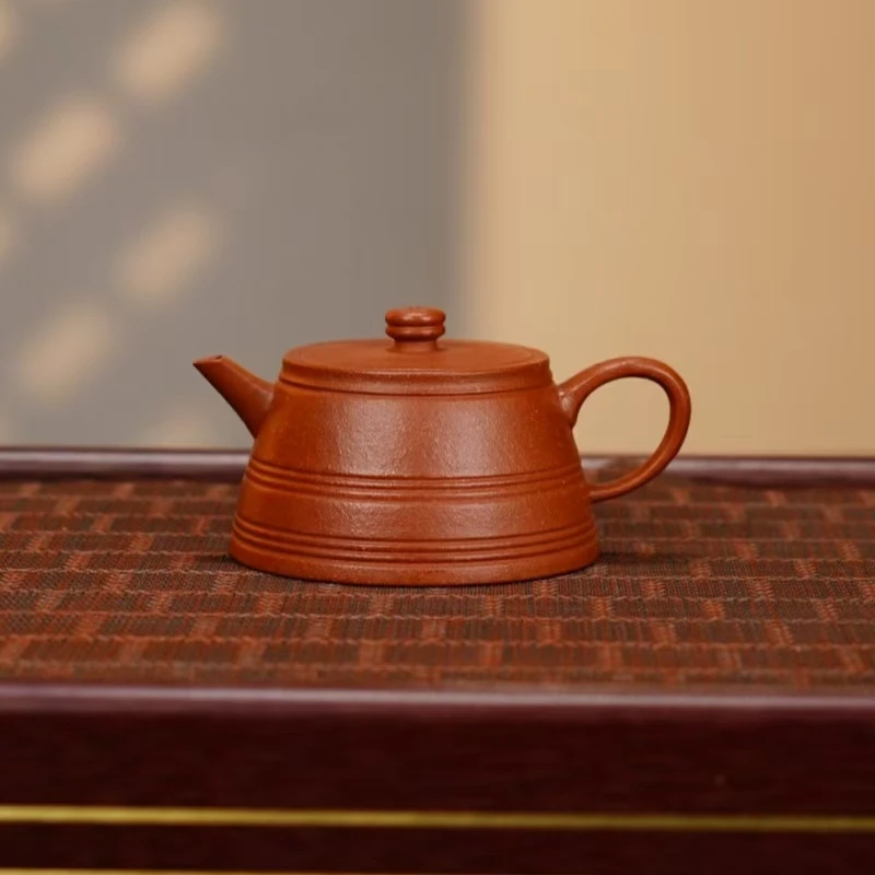 XJ红降坡【哲瑜150CC】宜兴黄龙山原矿手工紫砂壶