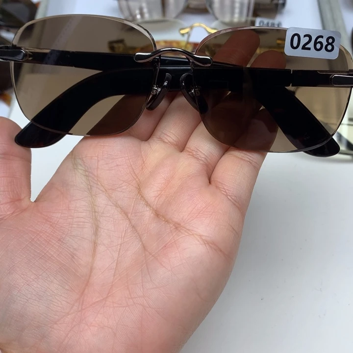 一体款无框茶水晶0268