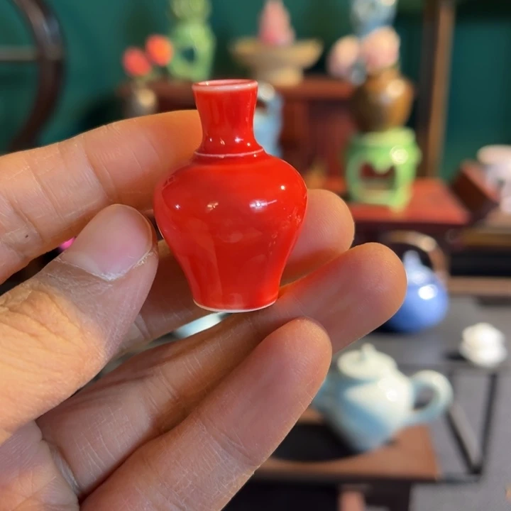 摆件微陶老王迷你好瓶