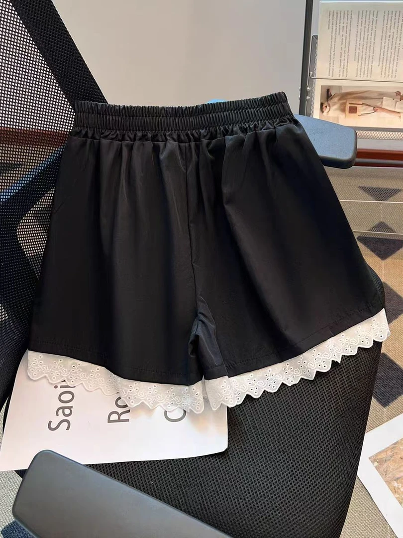 珊珊家新款胖妹妹珍珠纹短裤    66106