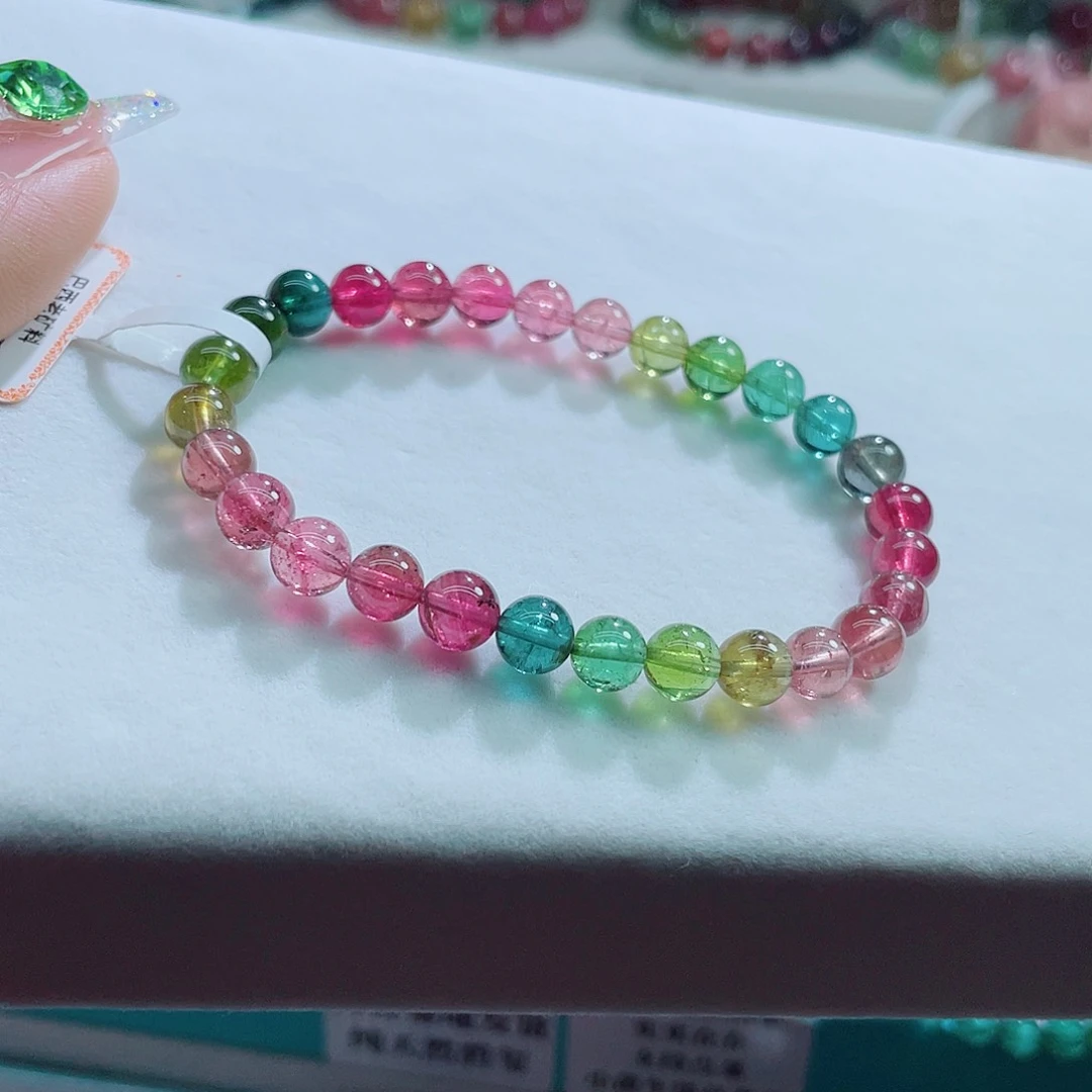 手链未镶嵌碧玺6.7mm左右