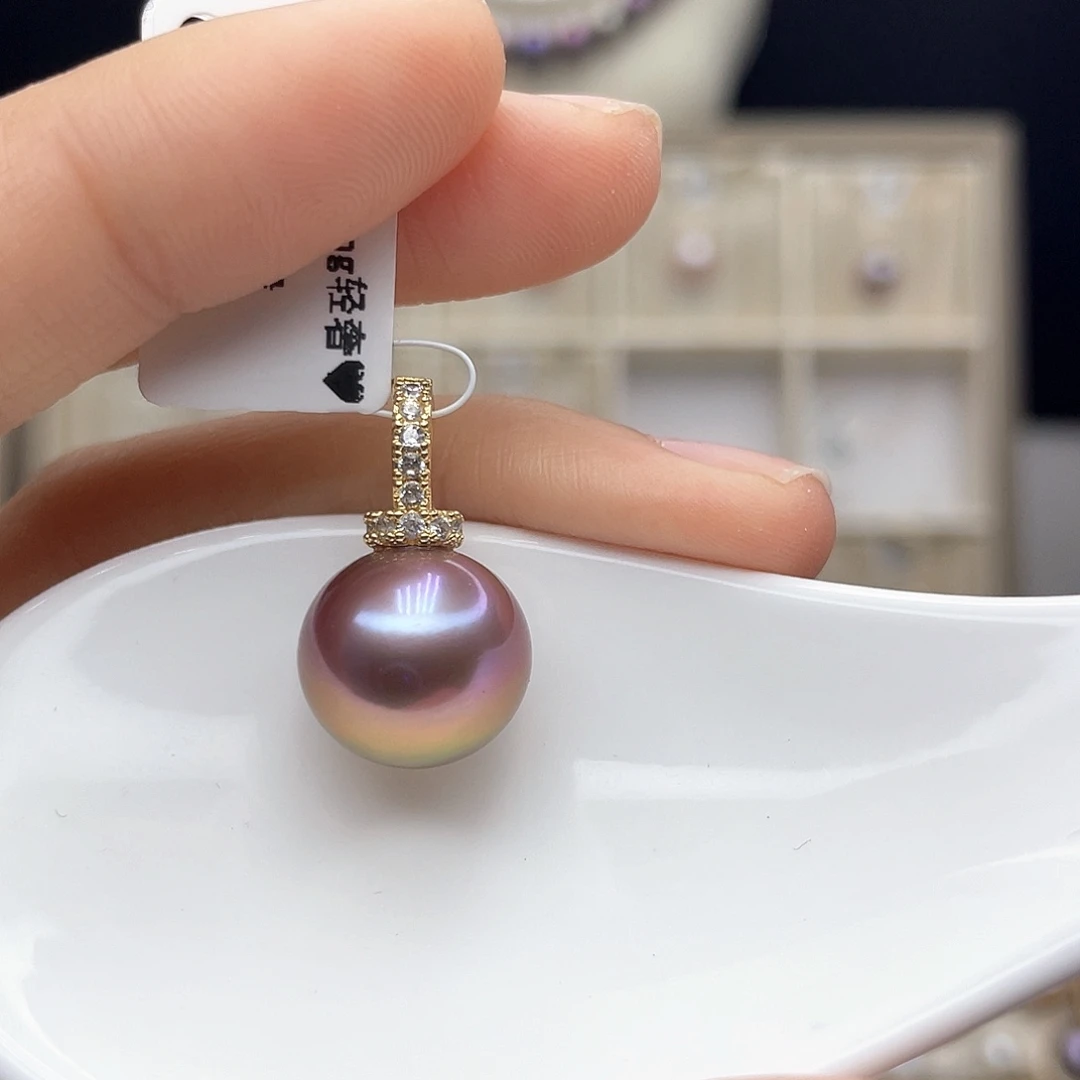 颈饰合金淡水珍珠