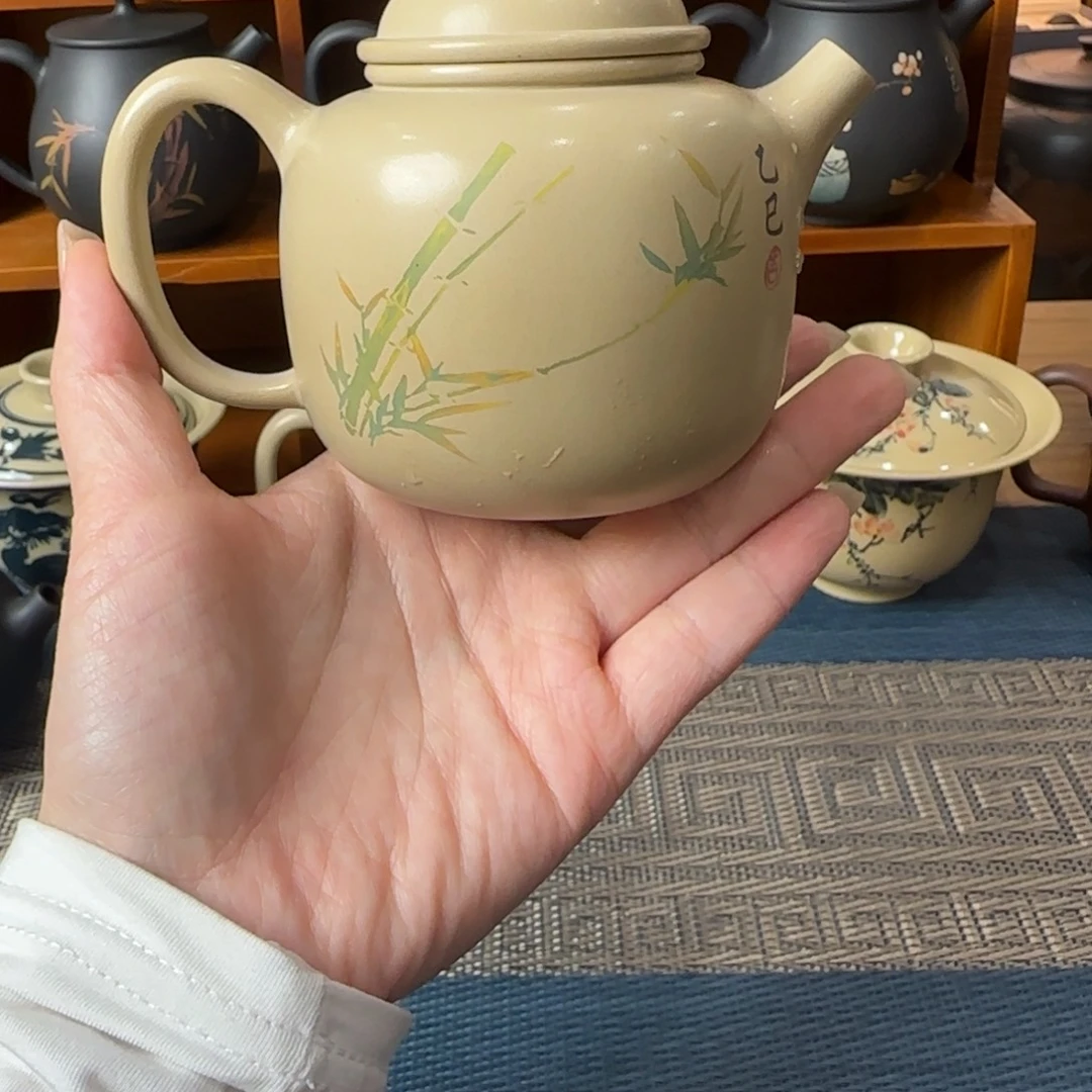 建水紫陶纯手工茶壶