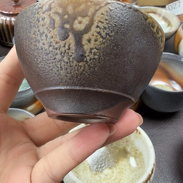 手工手作柴烧主人杯
