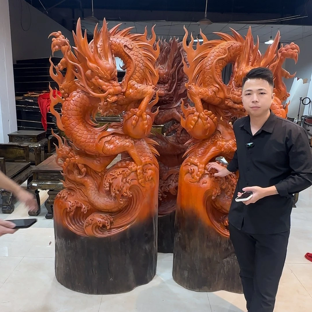 用***1木工艺品摆件包邮一对