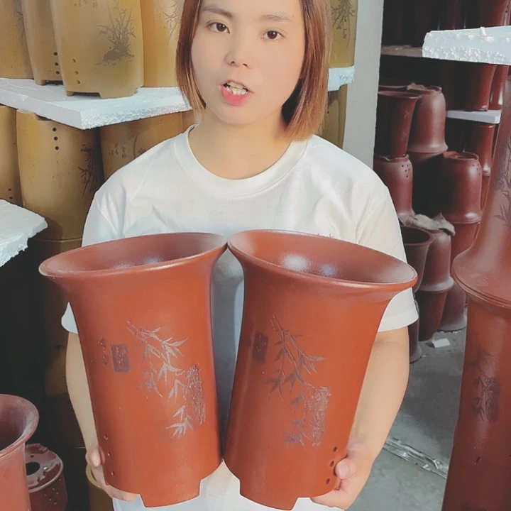 紫砂花盆宜兴紫砂精品花盆