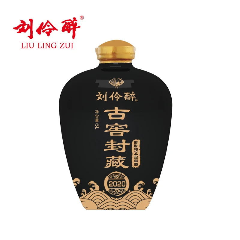 刘伶醉古窖封藏63度5L大坛浓香型白酒63度5L