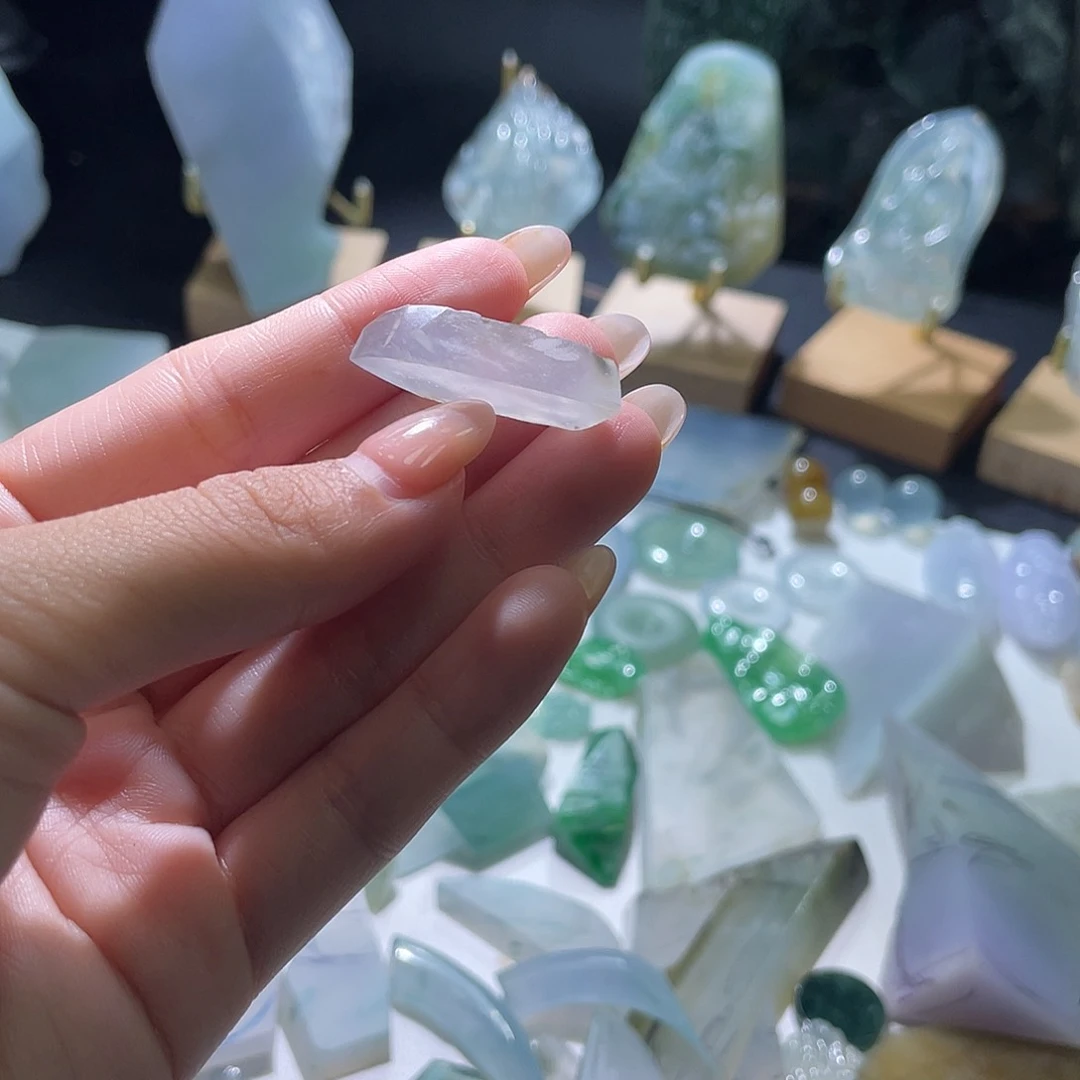 定制翡翠未镶嵌材料