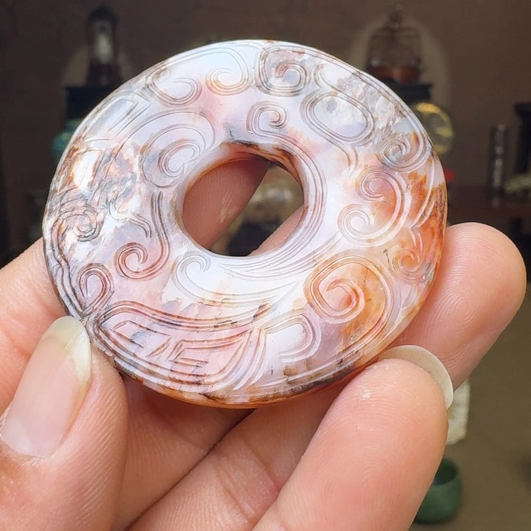 和田玉颈饰未镶嵌雄*