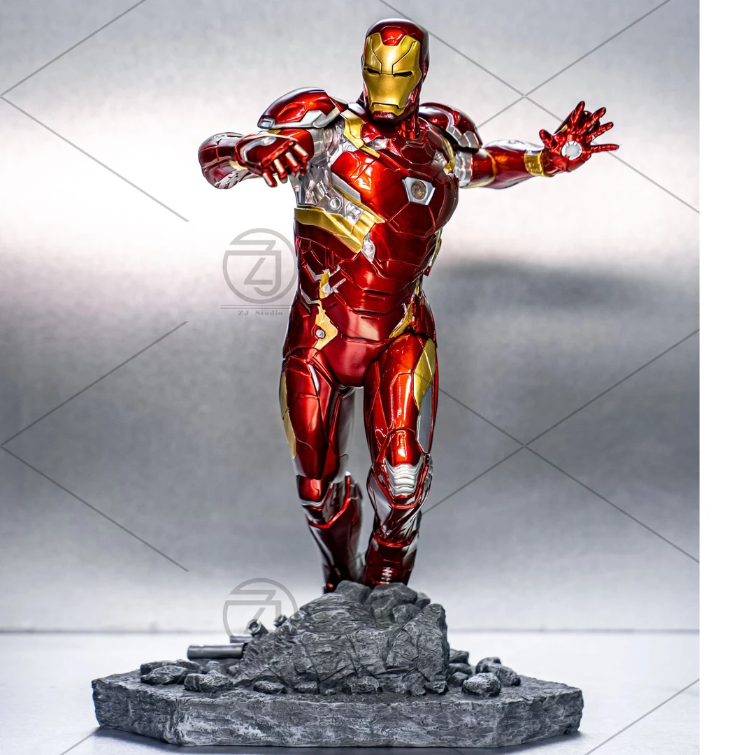 MK46钢铁侠1比4全身像可发光潮流摆件