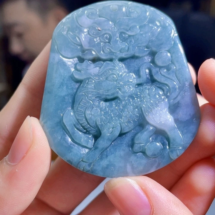 翡翠未镶嵌吊坠(不含链)A49