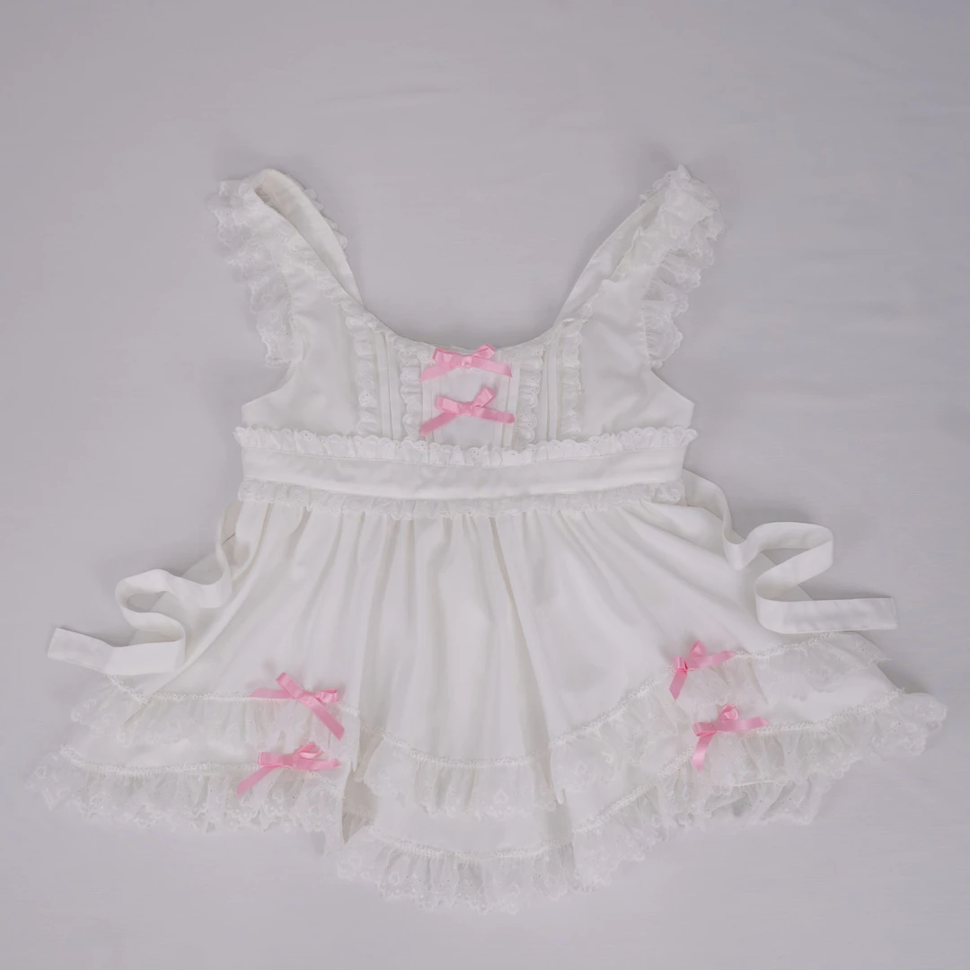 马卡龙OP围裙正腰版 Lolita日牌感穿搭 松藤连枝官配