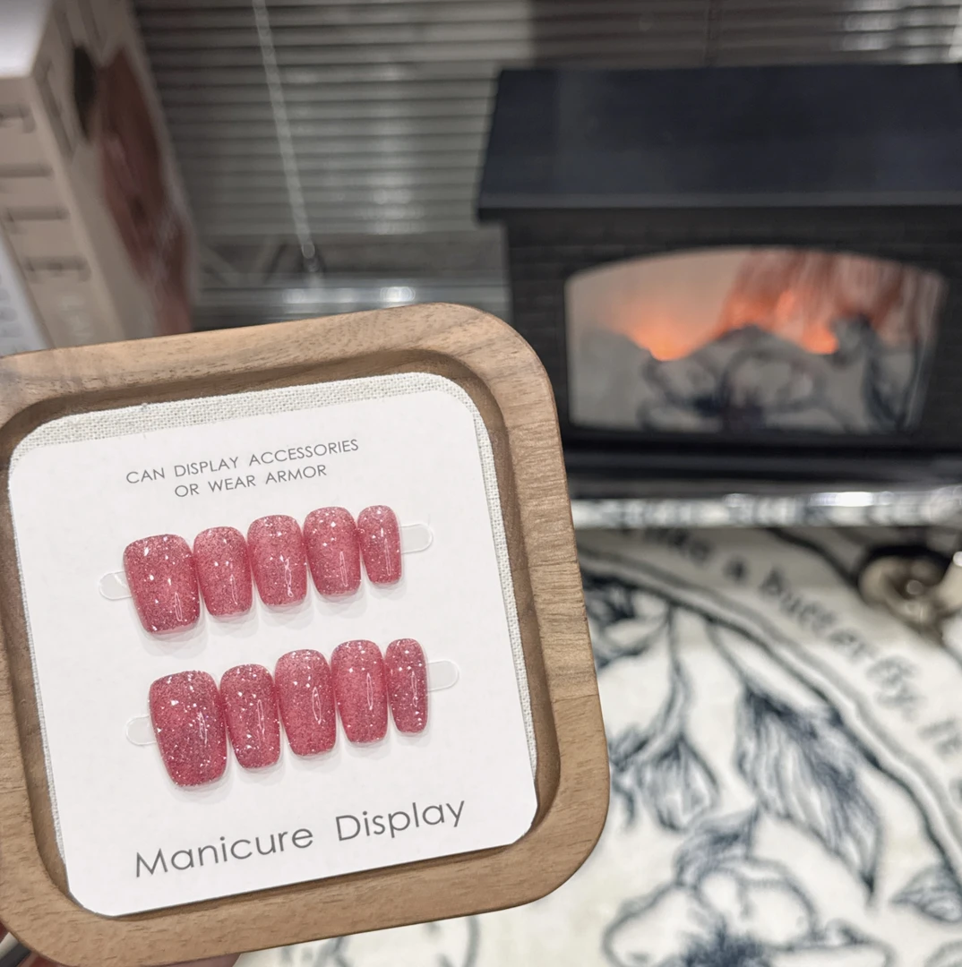 『碎钻系列』纯手工穿戴甲高级纯欲美甲专用简约百搭穿戴甲