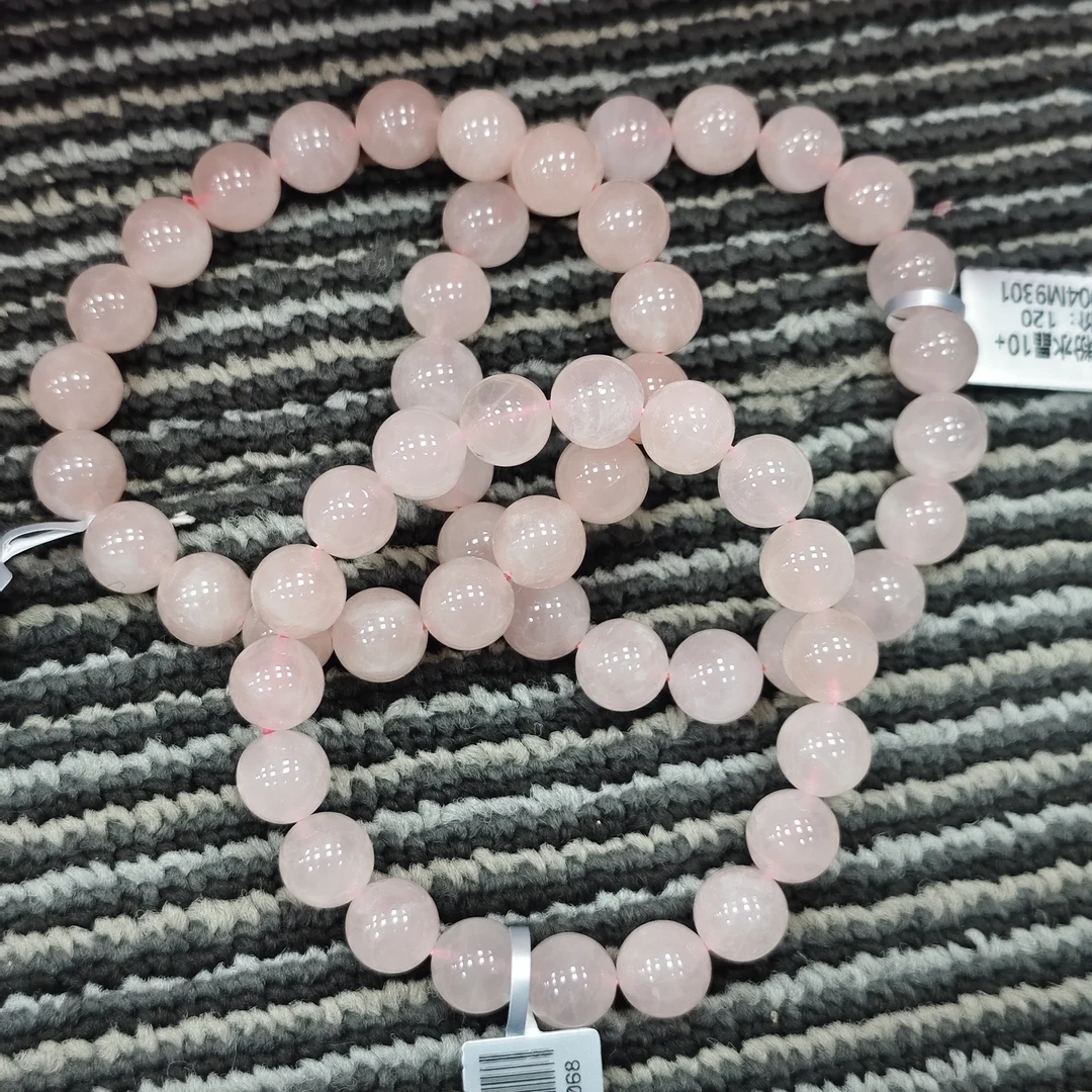 【小刘书记】天然粉水晶单圈手链  多样性发一件10mm  ck004
