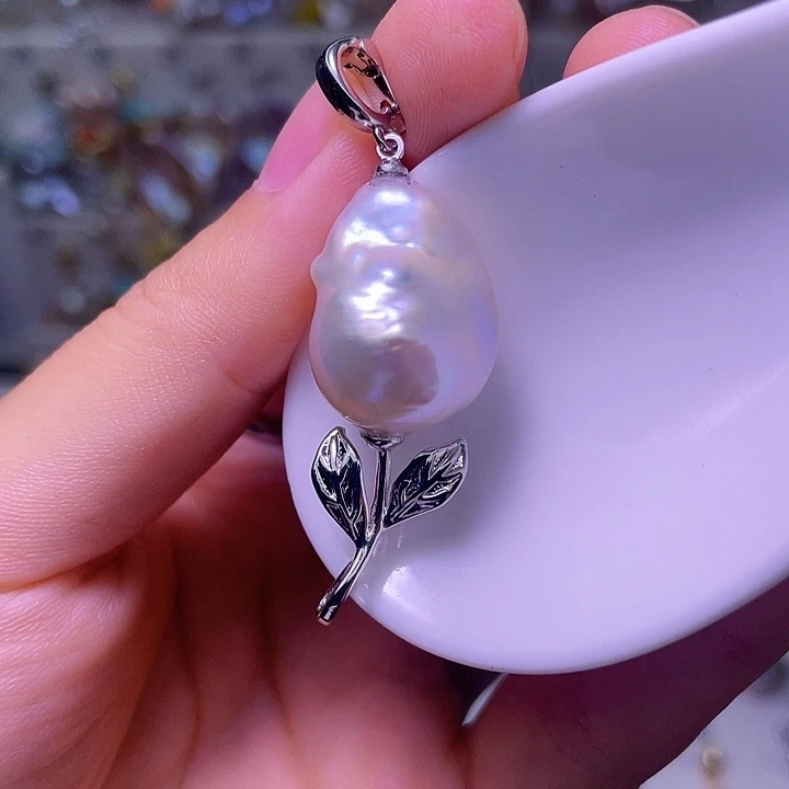 合金淡水珍珠颈饰61