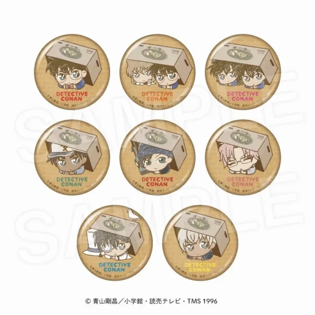 名侦探柯南 箱子/月台吧唧 正版正品卡牌盲盒