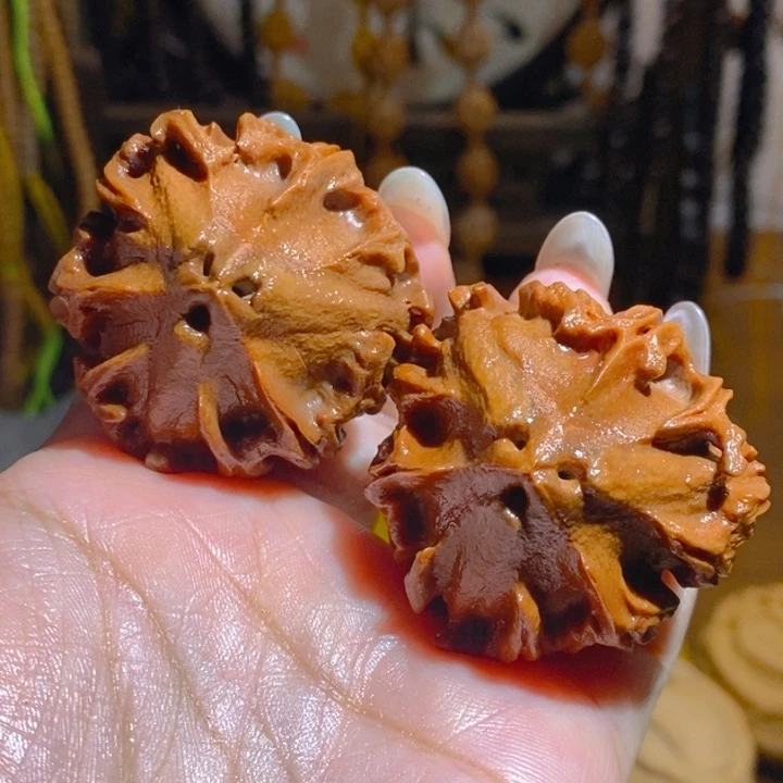 野生金刚杵橄榄核把件4247