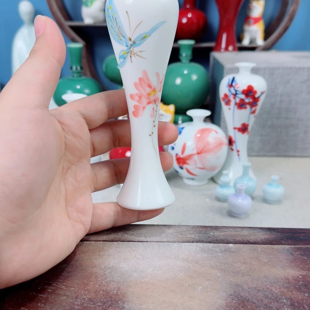 陶瓷手工小花器摆件