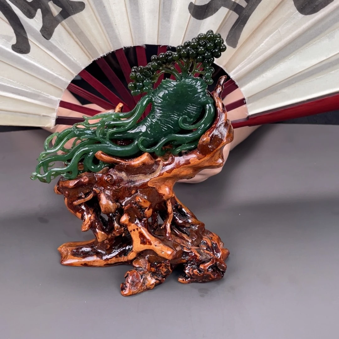 和田玉未镶嵌摆件