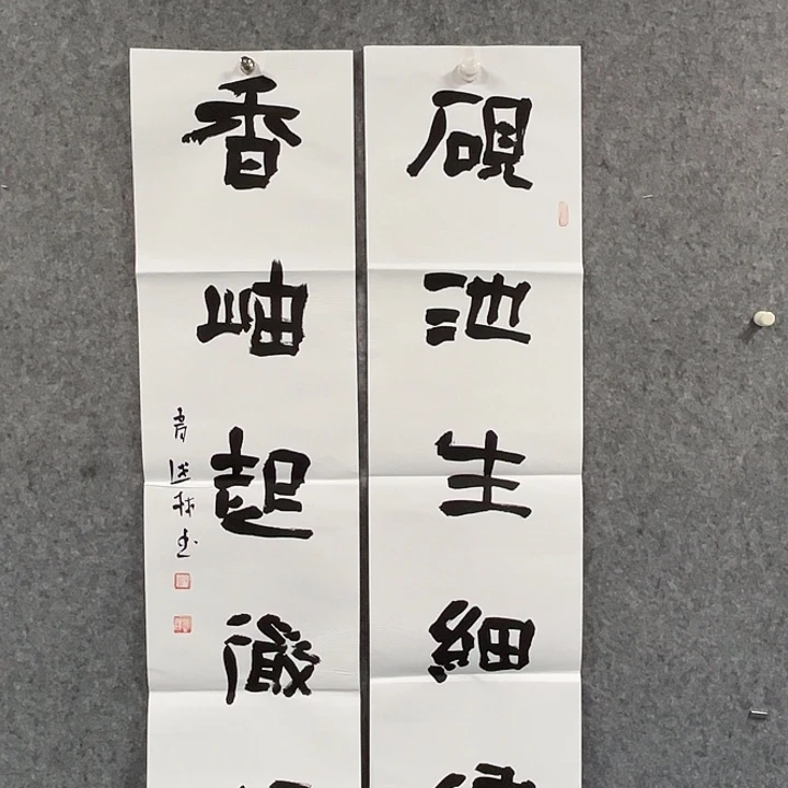 书法曹述林书法作品软片