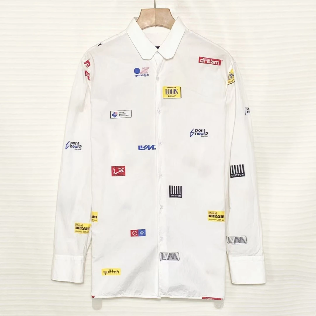 95新 LouisVuitton/路易威登 时尚 百搭 印花 衬衫/l码/XG-Y23040