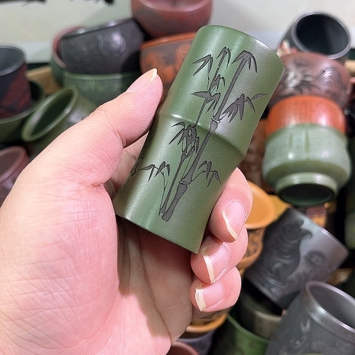 茶杯紫砂全手工紫砂主人杯