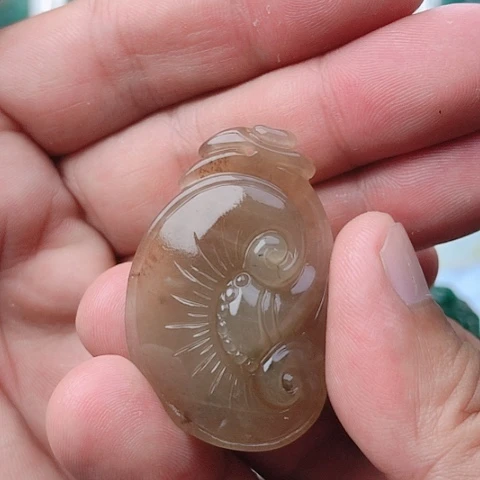 独山玉未镶嵌吊坠(不含链)寻**扬