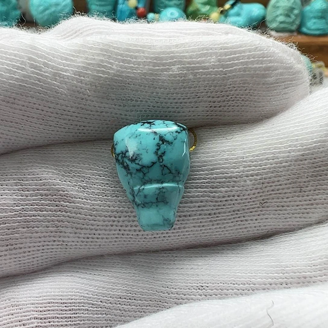 绿松石三通 未镶嵌