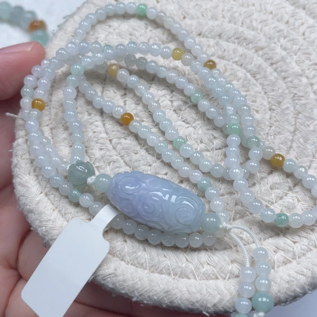 翡翠未镶嵌颈饰天然A货缅甸翡翠