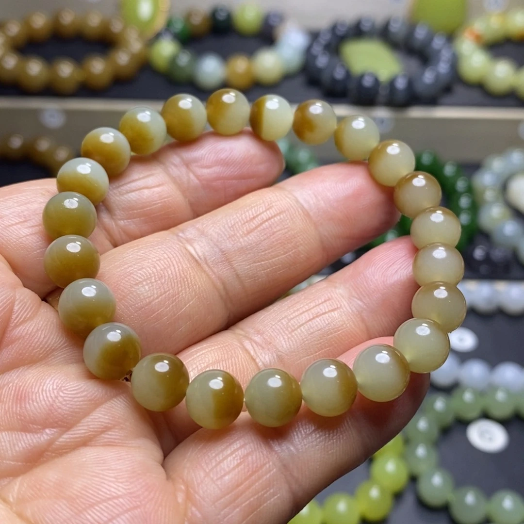 和田玉手串未镶嵌