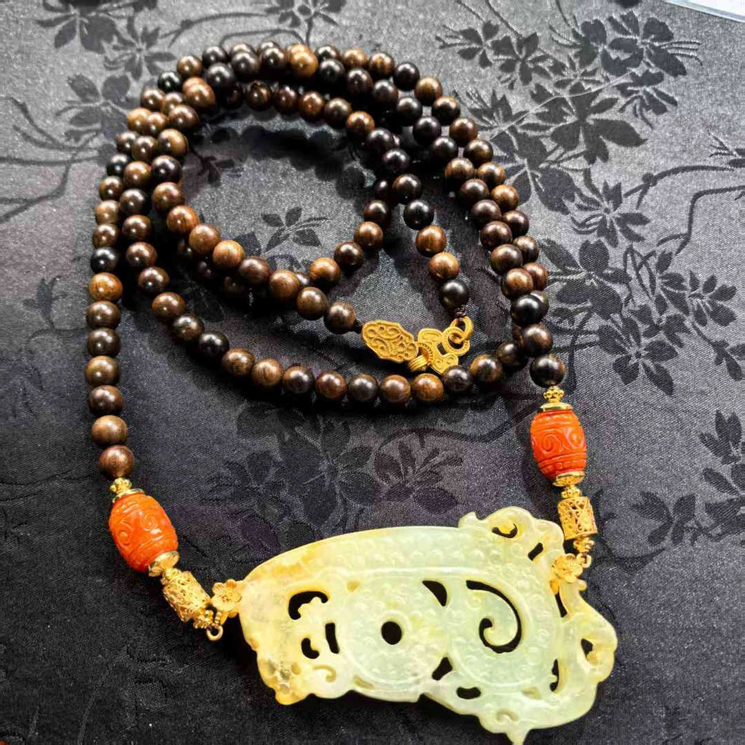 非金属木质项链 赵掌柜——原创x-08