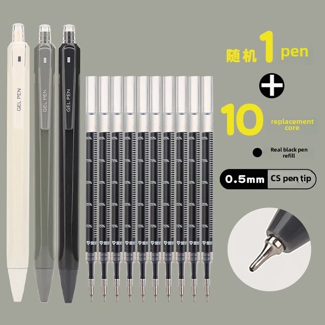 爱好Gp1280重获简单按凝胶笔三密度金属重手感学生高外观