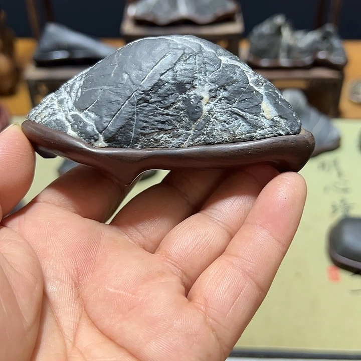 叫***精天然灵璧石精品摆件