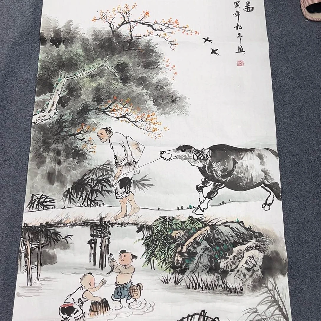 国画宣纸国画纯手绘作品