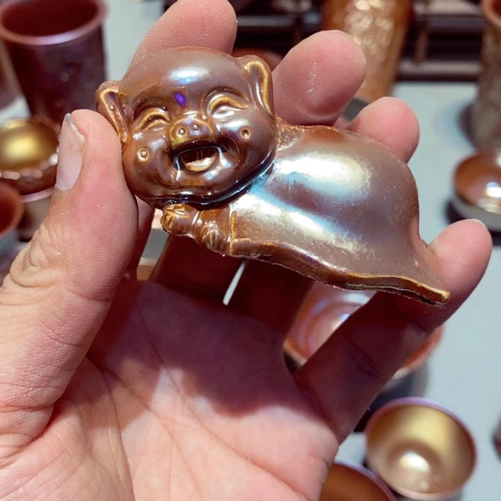 柴烧茶具陶瓷杯子